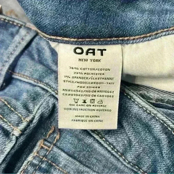 NWT OAT New York Denim Maxi Skirt, Size 6/28 - Picture 6 of 6